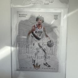 Shaedon Sharpe #2 2022 Panini Court Kings Works In Progress