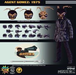 2025 SDCC Mezco Toyz One:12 Collective Agent Gomez 1975  Action Figure