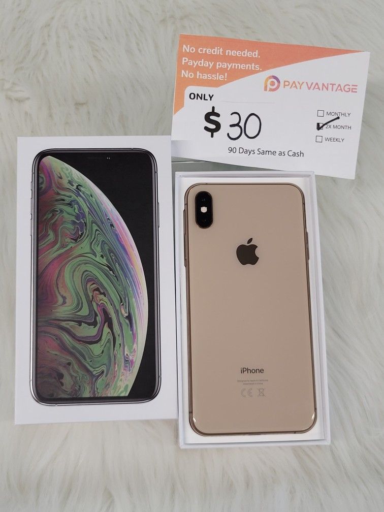 WITH BOX APPLE IPHONE XS MAX 64GB DRONE LOWEST WHOLESALE PRICES  WITH OPTION TO PAY IN PAYMENTS WITH NO CREDIT CHECKS