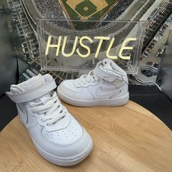 Nike Air Force 1 Mid (TD) ‘Triple White’ Toddler US Sz 10C