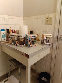 Four Pop Figures And One Only In Walmart