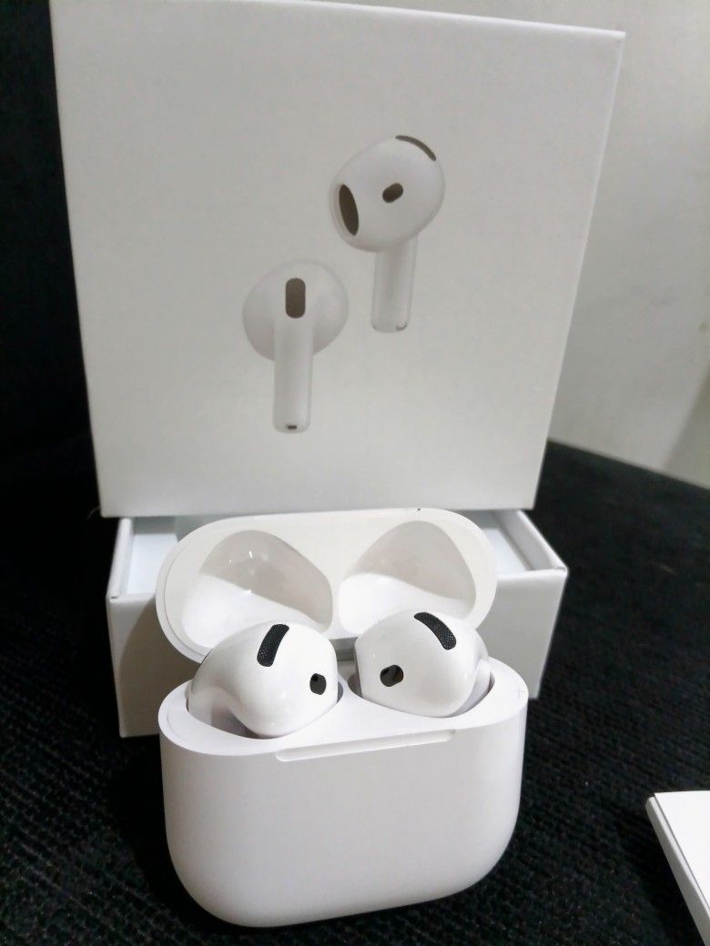 NEVER USED Airpods 4th Generation With Noise Cancellation Bluetooth Headphones Earbuds
