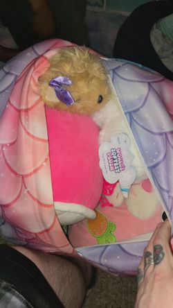 Bean bag full of stuffed toys