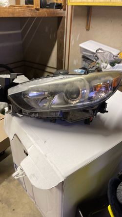 Driver side full headlight 2016 Mazda 6