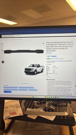Front lower bumper air dam