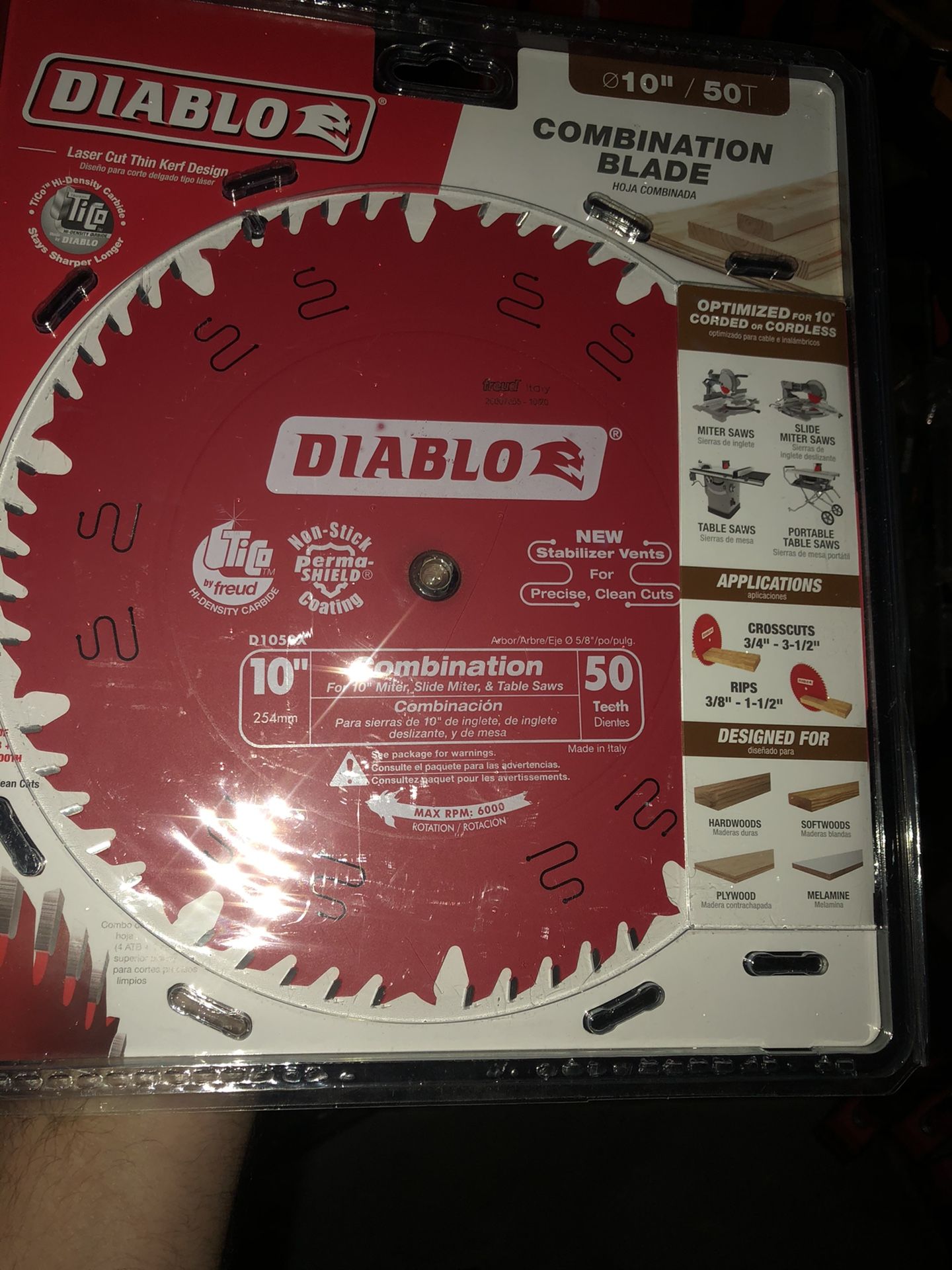diablo 10" combination blade