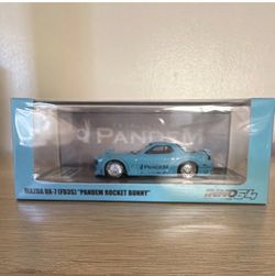 INNO64 Mazda RX-7 FD3S Pandem Rocket Bunny Blue 1:64 Diecast Unopened