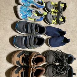 Toddler Boys Shoes 15 Pairs OBO