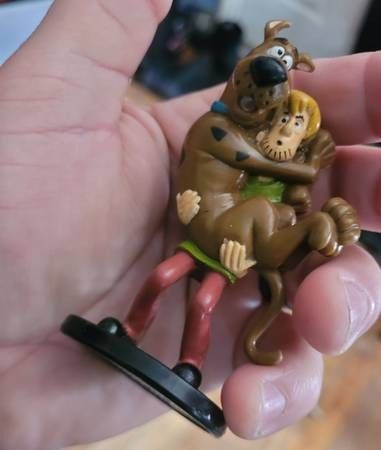 1990s Scooby-Doo Shaggy and Scooby-Doo Toy Figure Cake Decor Promo Hanna-Barbera