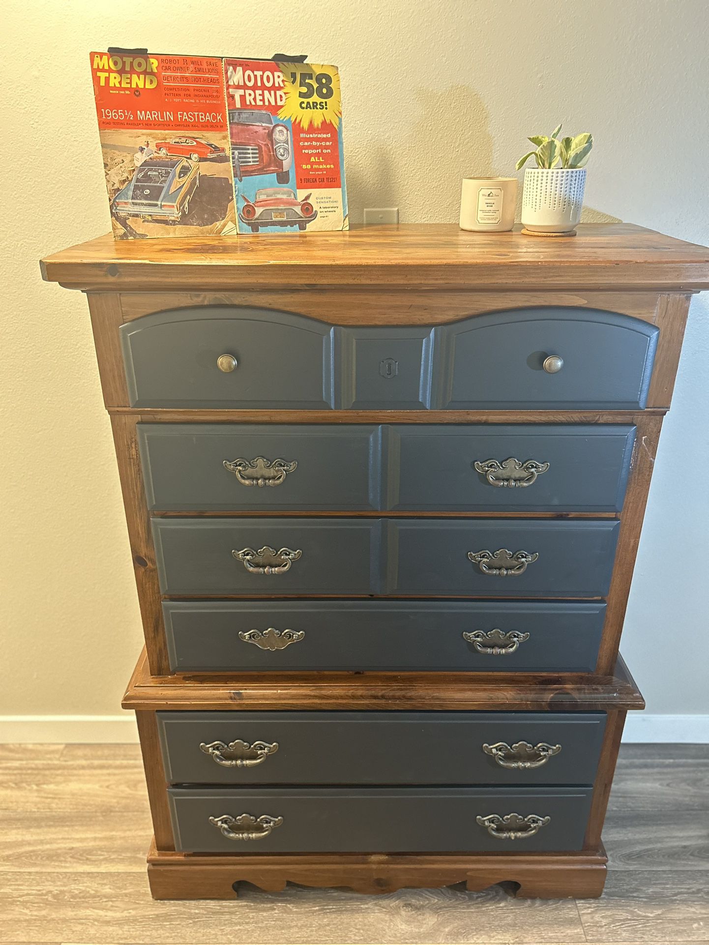 Mid Century Modern Dresser with a Modern Injection