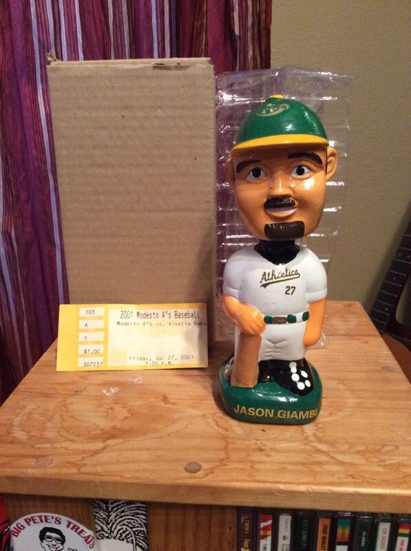 Jason Giambi Modesto Athletics Bobblehead