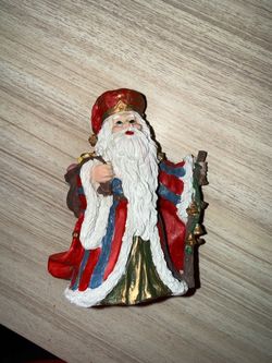 Santa Claus Resin Christmas Figurine