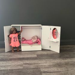 American Girl Doll and Closet Playset