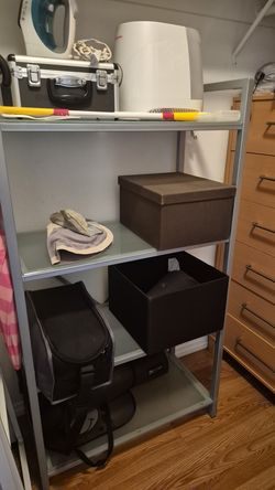 Iron Rock with glass shelves