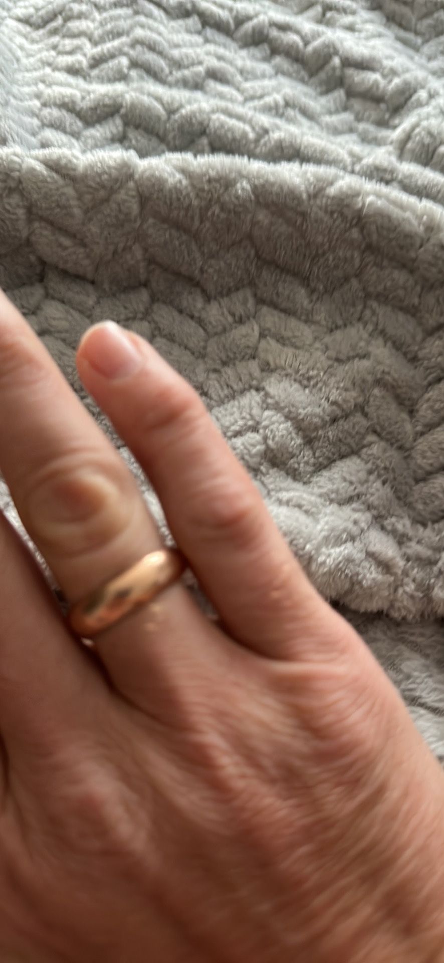 Rose Gold 10k Men’s Band Ring