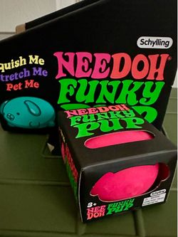 Nee Doh Funky Pup - Pink