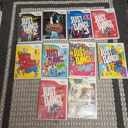 Nintendo Wii Just Dance Games
