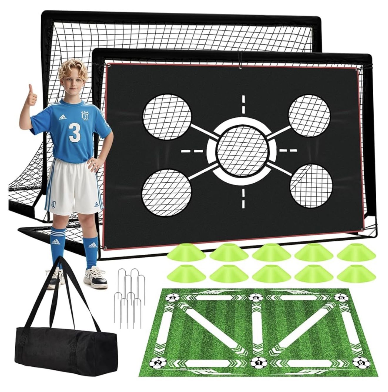Kids Soccer Goal Training Set – NEW in Box