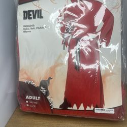 Spirit Halloween Adult Men's Devil Costume Cosplay, Red Robe