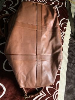 Coach leather tote