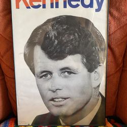 Robert Kennedy Political Campaign Poster 1968 Framed 18x13 US Politics