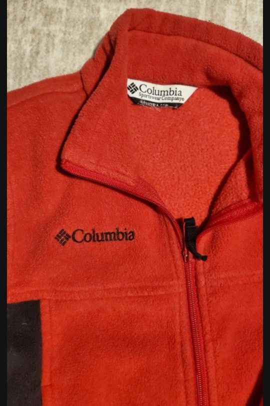 Girl's Pink And Black Columbia Jacket / Coat - Size 5T.
