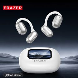ERAZER True Wireless Open Ear Earbuds Bluetooth 5.4, IPX5 Waterproof,35Hours Play time,OWS Headphones Immersive Premium Sound Long Distance Connection