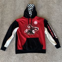 Universal Studios Hollywood Super Nintendo World Mario Kart Grand Prix Hoodie L