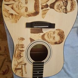 Amazing Costume Woodburning  Guitar!!!