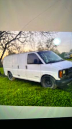 White Full-Size Cargo Van