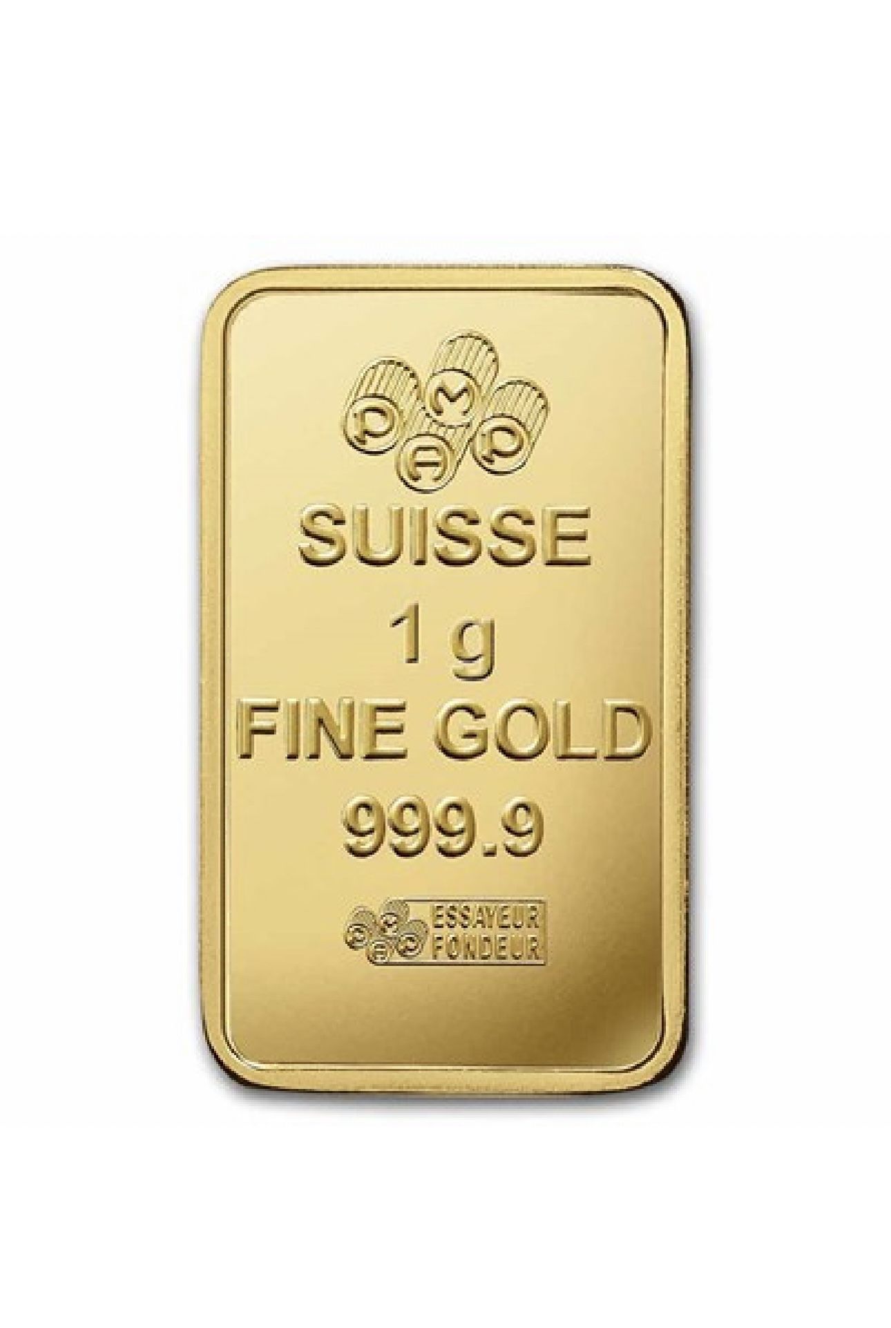 1 Gram Pamp Gold Bar