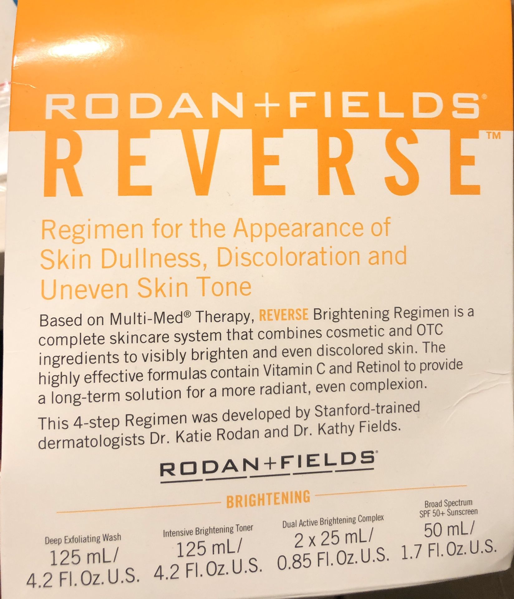 Unused Rodan and Fields Reverse