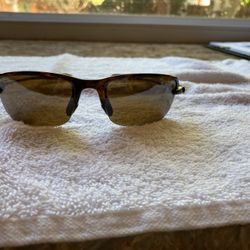 Sunglasses Oakley Ice Pick Frame Brown Tortoise Lena Tungsten Iridium 