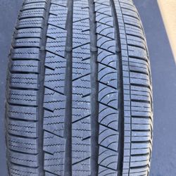 Single (1) 255 45 20 Continental CrossContact Sport Tire 