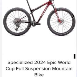 new Specialized 2024 Epic World brand bicycle