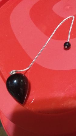 Black Obsidian Pendulum