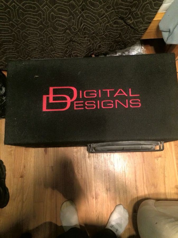 Digital Designs 2500 series subwoofer and box