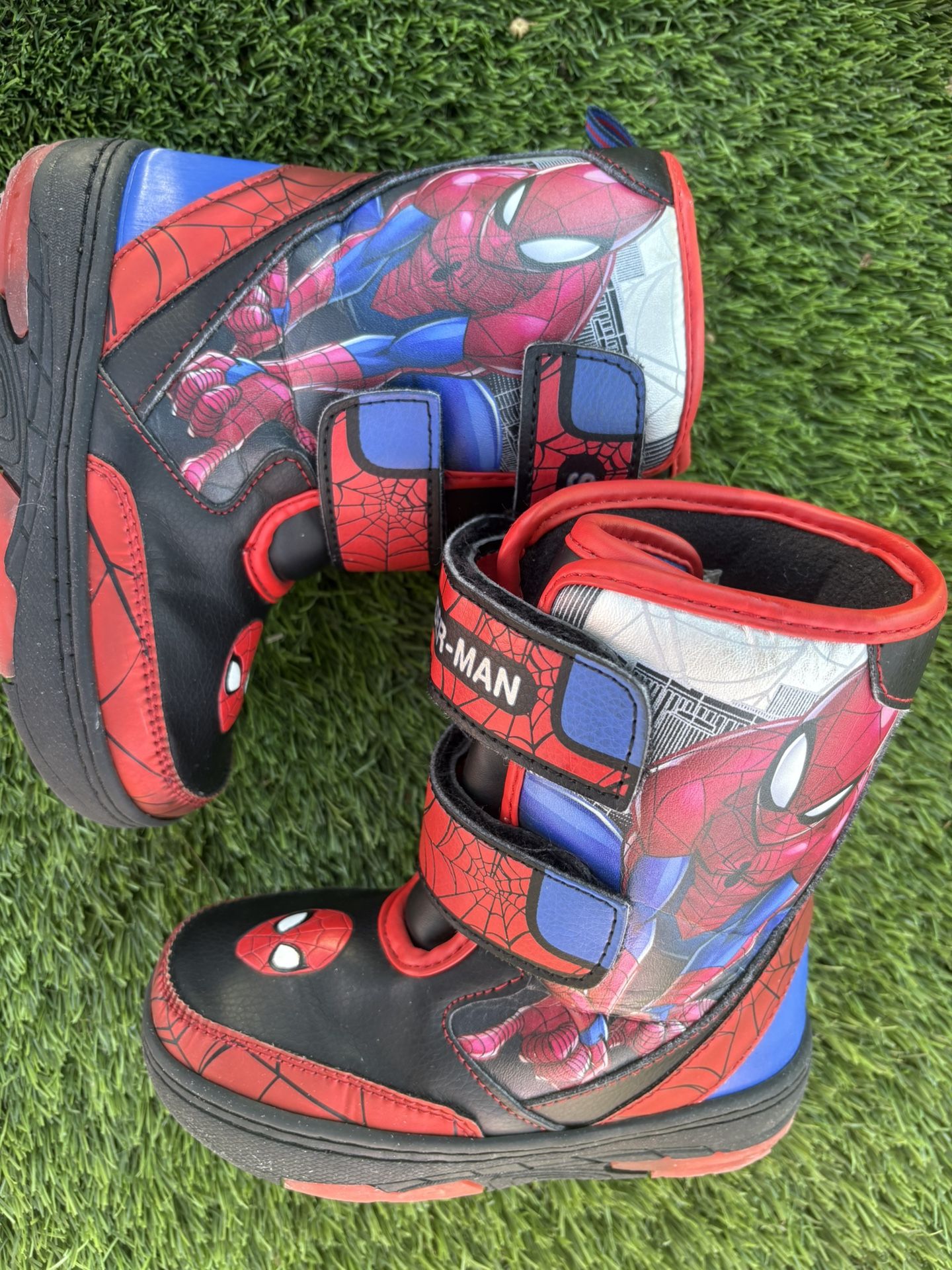 Spider Man Snow boots Size 10c