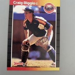 Craig Biggio Rookie Card
