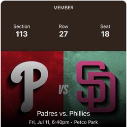FRIDAY: Phillies @ Padres 