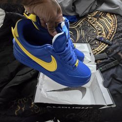 AF1 BLUE And Yellow Size 11 New