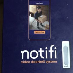 Notifi Video Doorbell System SL-3010-00