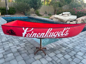 Leinenkugel's Branded Red Canoe Promotional Display (canooler)