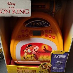 NEW: Disney Lion King Bluetooth MP3 Karaoke with Light Show 