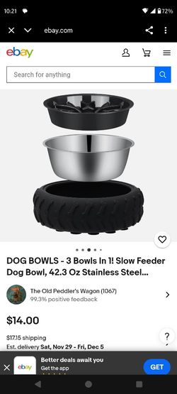 Slow Feeder Dog Bowls