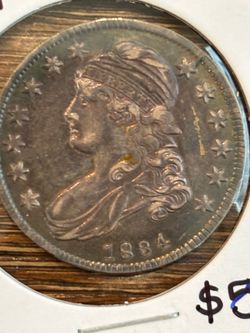 1834 Capped Bust Half Dollar - Nearly 200 Years Old
