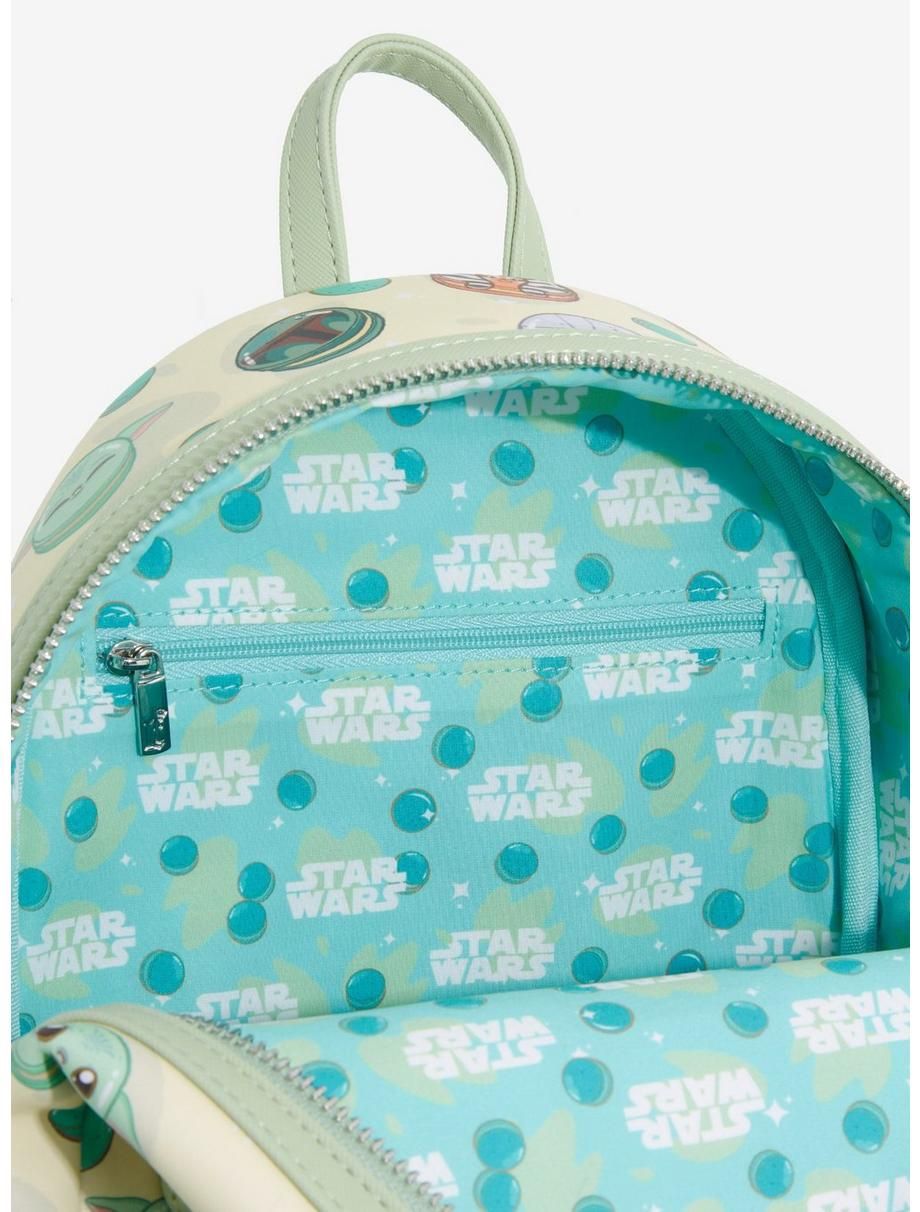 Loungefly Star Wars Macaron Characters Allover Print Mini  display picture 1