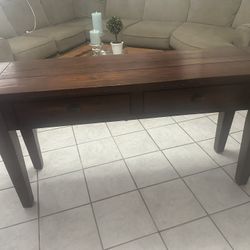 The Irish Coast Collection Wood Sofa Table And End Table