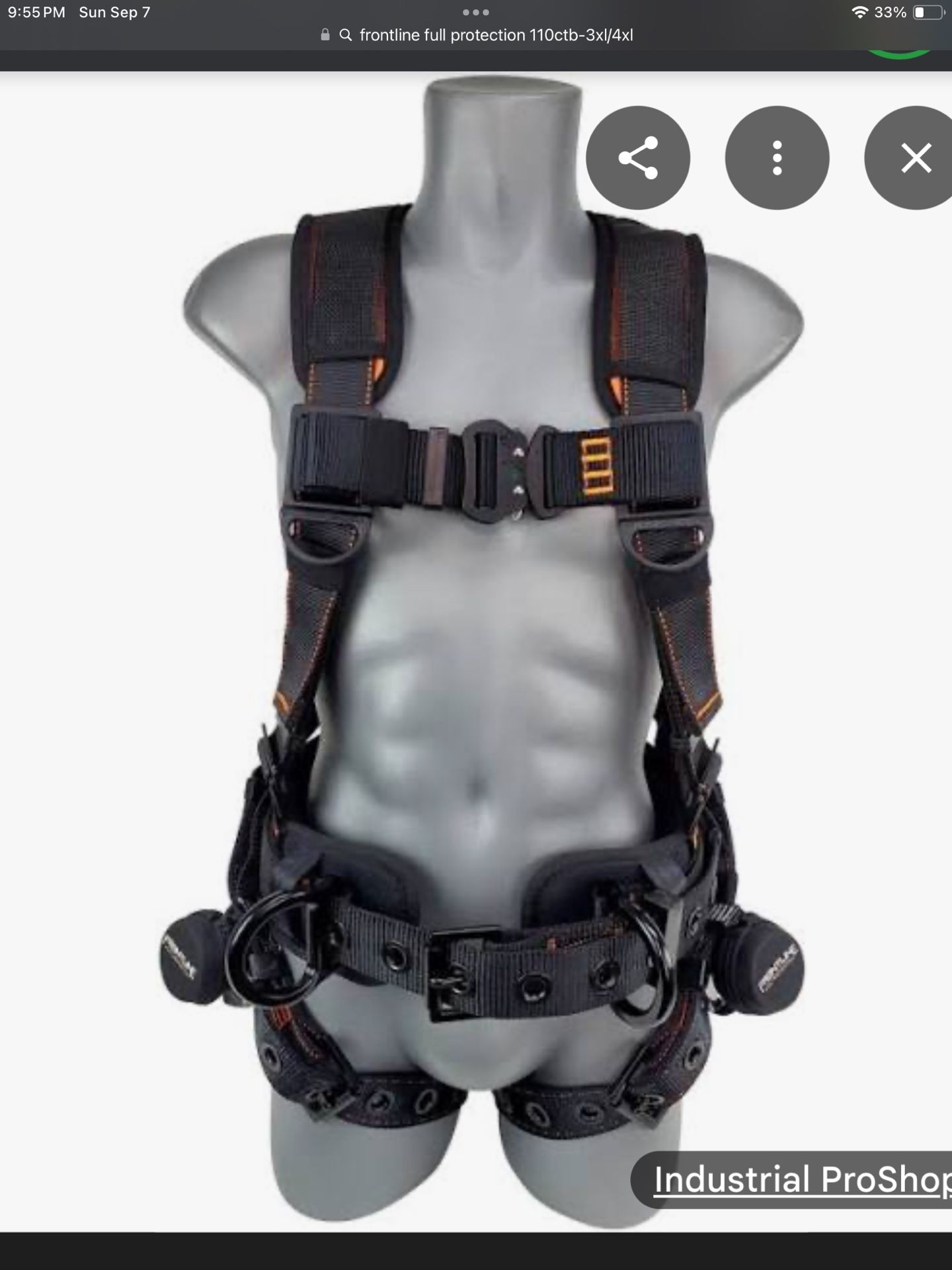 Frontline Full Protection Combat Body Harness