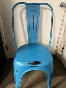 Distressed dining chairs